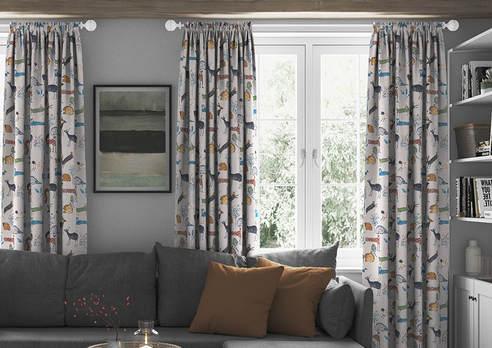 Oh My Deer, Colonial - Made to Measure Curtains - Image 3